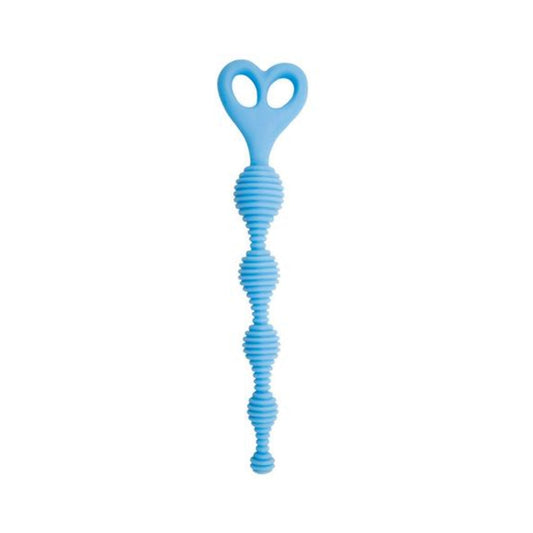 Climax Anal Beads Stripes Blue