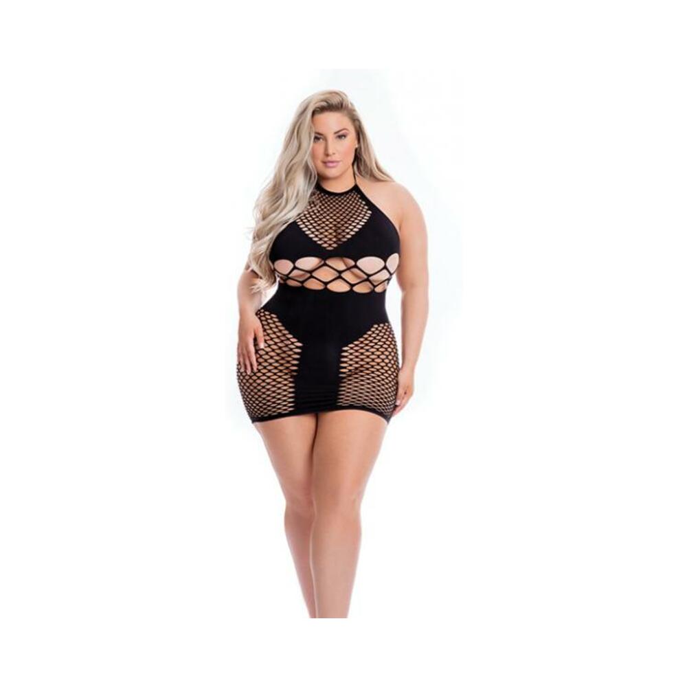 Pink Lipstick Girl Gone Bad Mini Dress