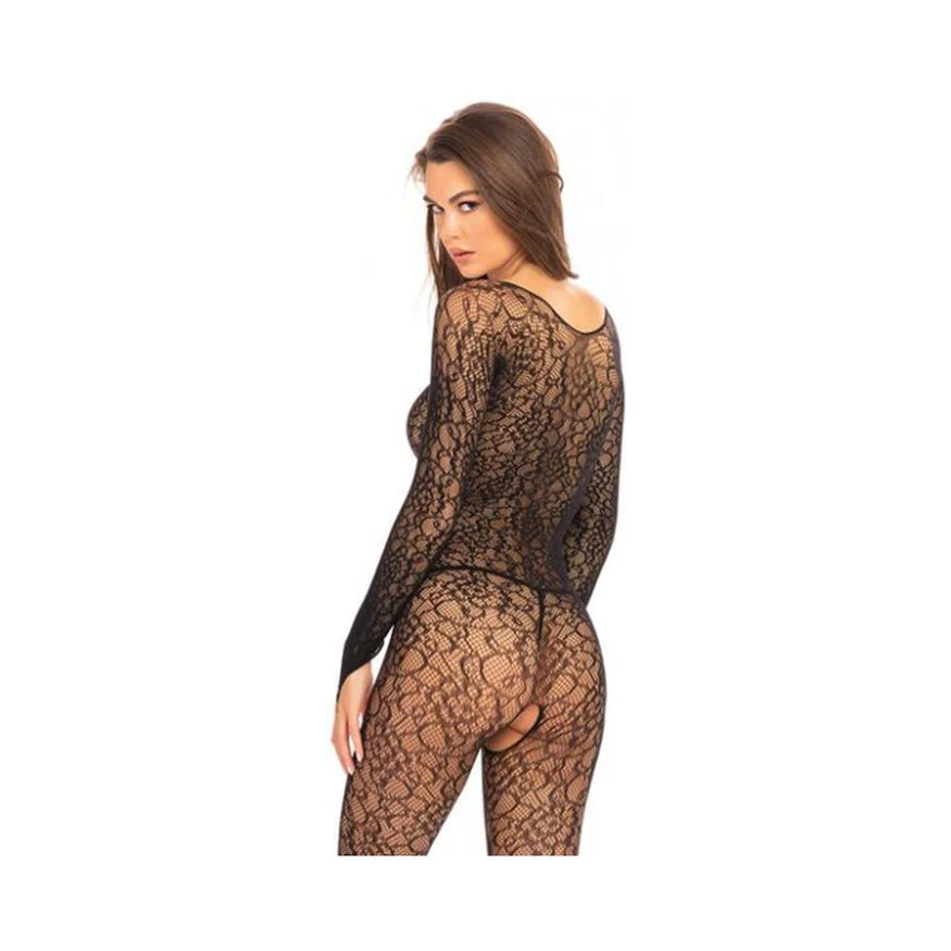 Crotchless Lace Bodystocking