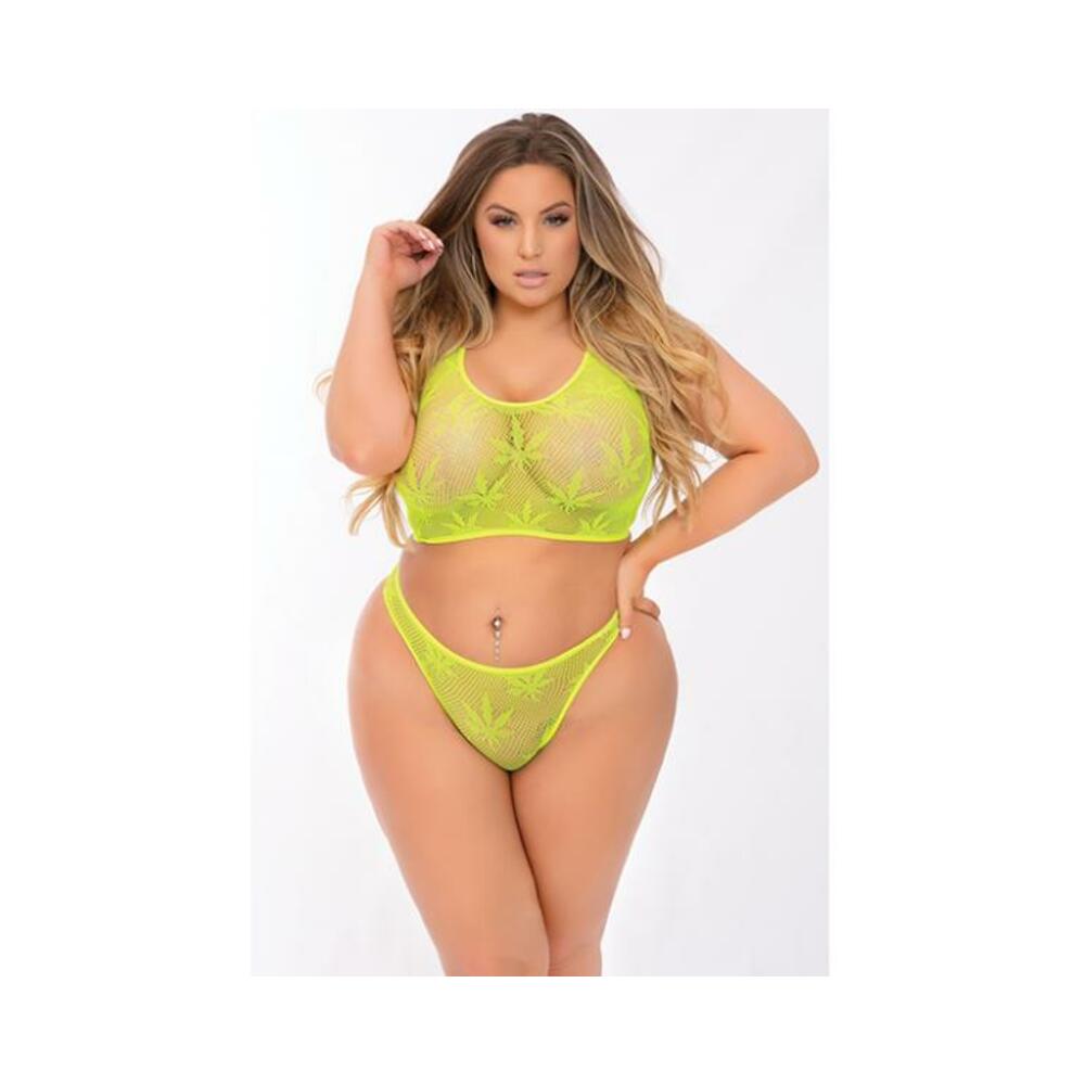 Festival Flirt Bra Set Black 3X/4X