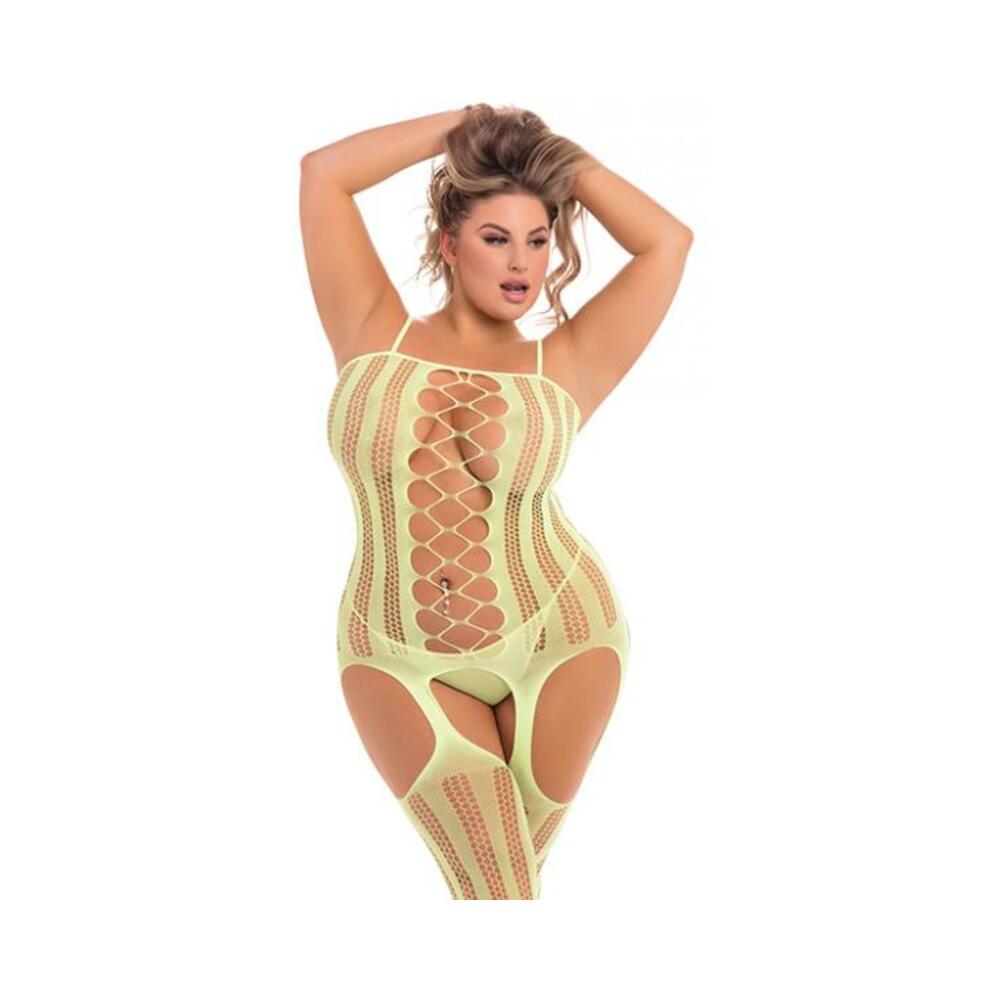 Pink Lipstick Fake News Bodystocking