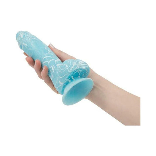 Addiction Luke Gitd Dong Blue - 7.5’’ with Bullet - Realistic Dildos