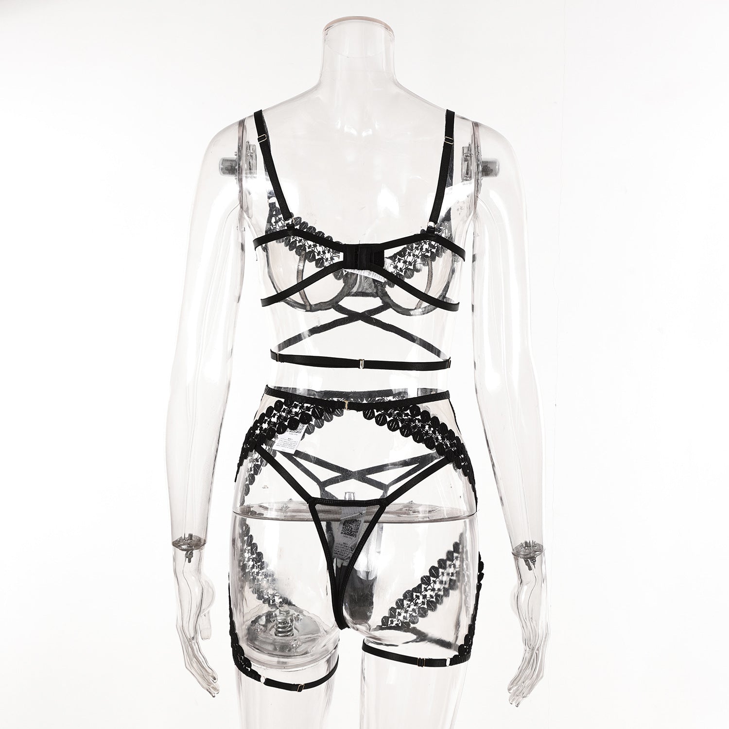 Allure Shadow Bra and Panty Lingerie Set