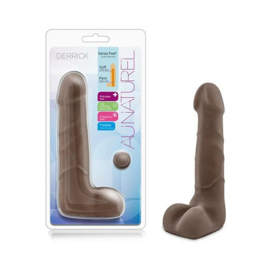 Au Naturel Derrick Chocolate Dildo