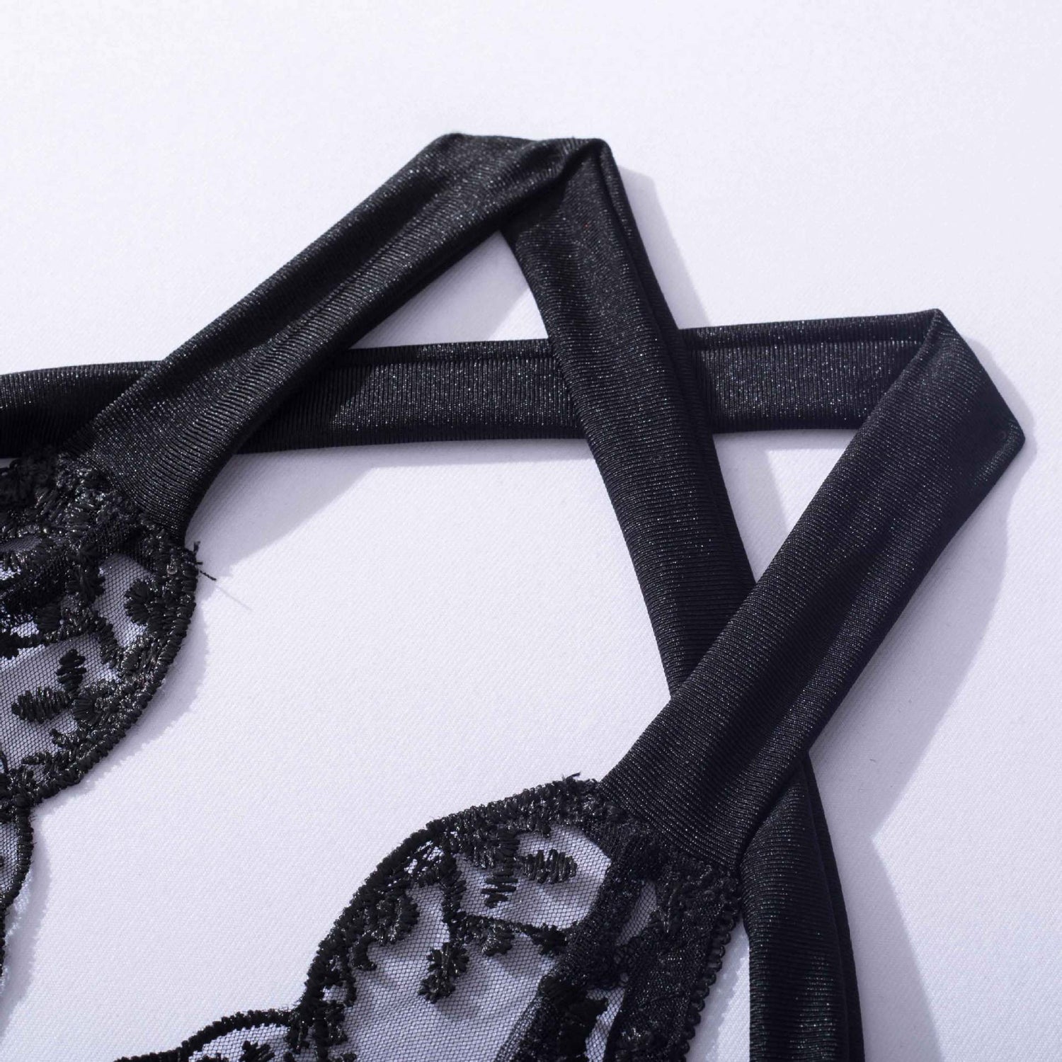 Enchante Halter Neck Lace Teddy