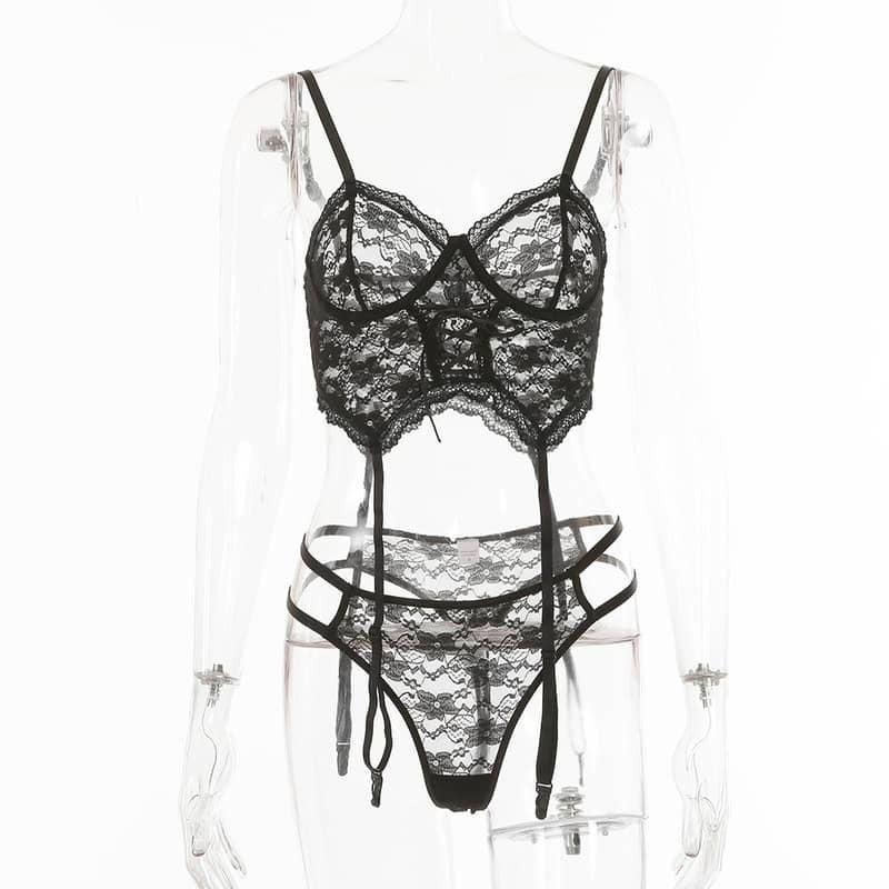 Floral Lace Bustier Bodysuit