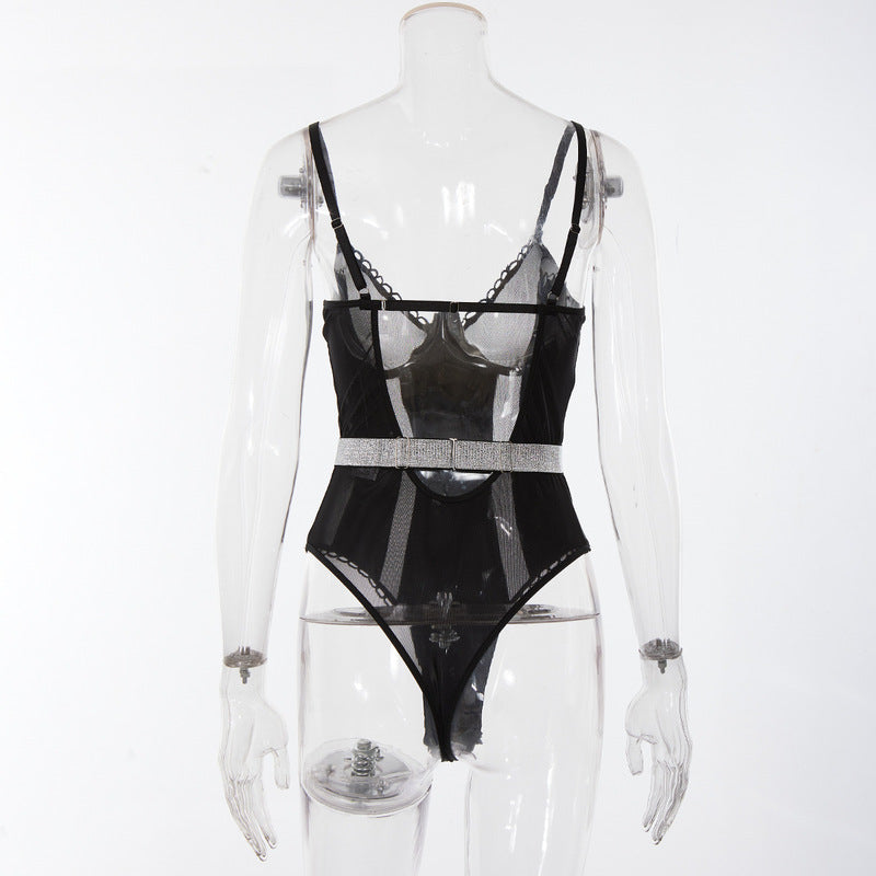 Perspective Corset One-Piece Set