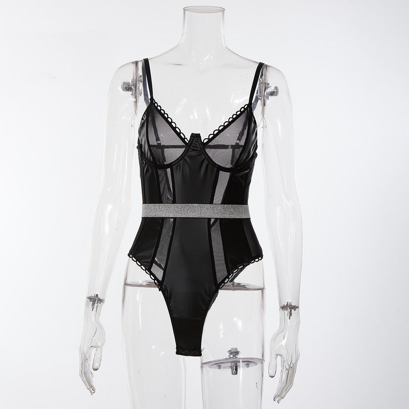Perspective Corset One-Piece Set