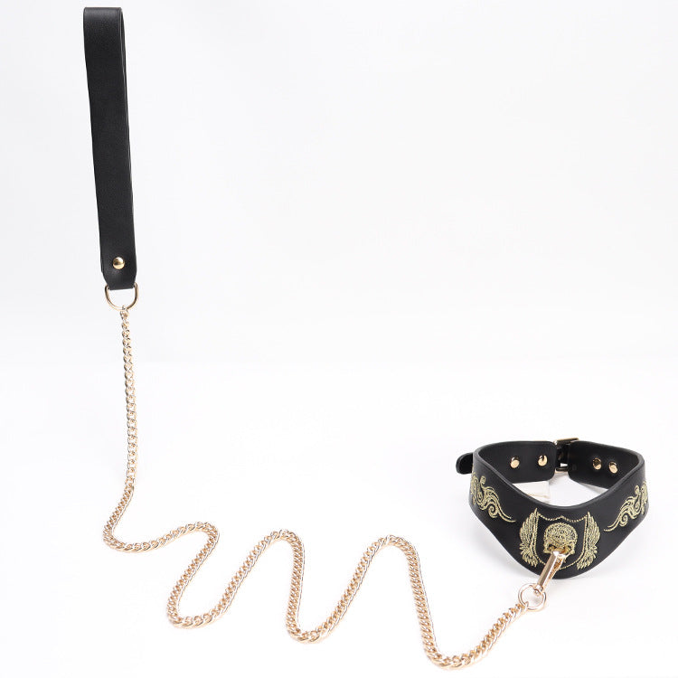 Skull Embroidered Bondage Gear