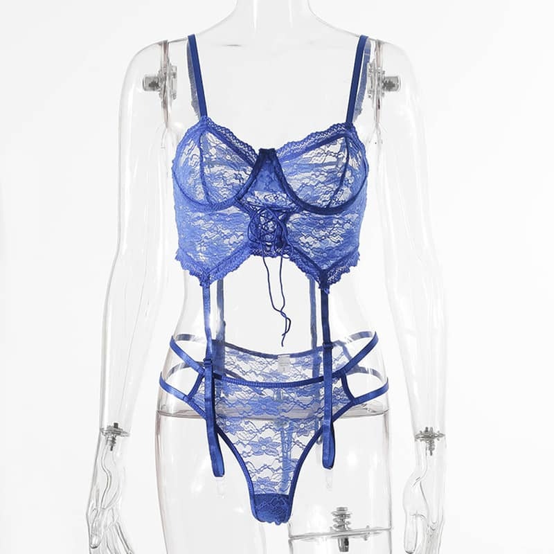 Floral Lace Bustier Bodysuit