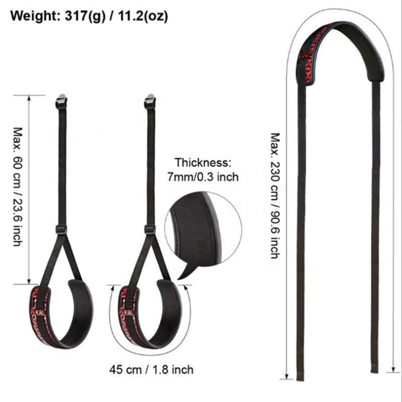 Bondage Leg Restraints in Diamond
