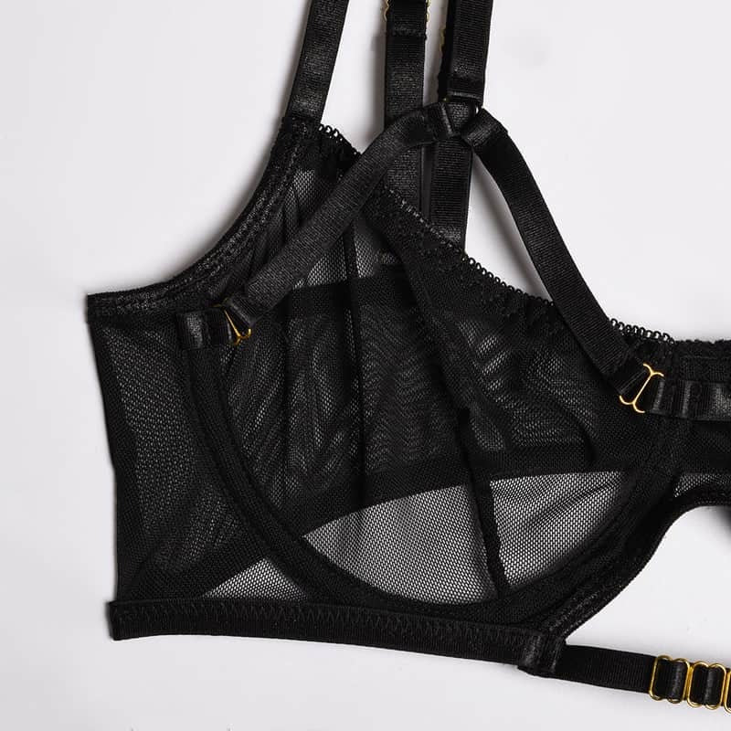 Double Shoulder Strap Bra Panty Sets
