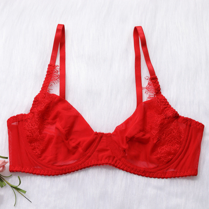Delicate Shadow Sheer Bra and Panty Set