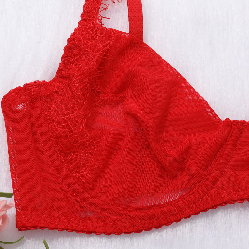 Delicate Shadow Sheer Bra and Panty Set