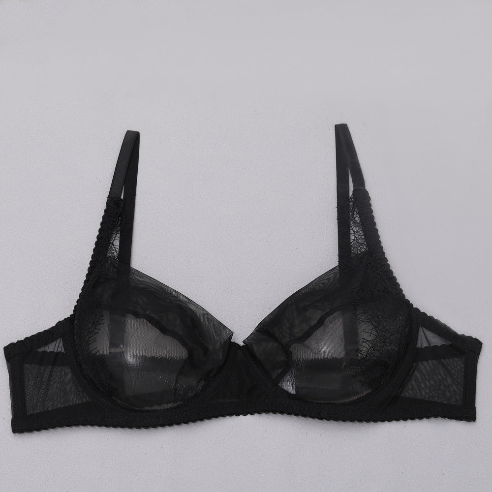 Delicate Shadow Sheer Bra and Panty Set