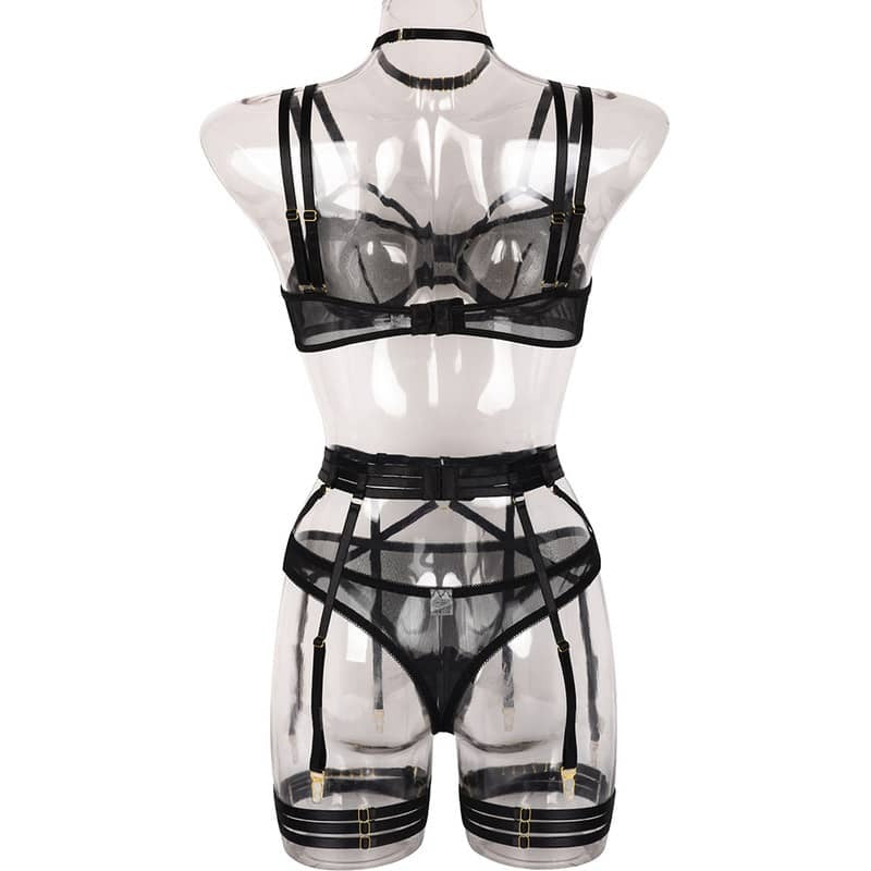 Double Shoulder Strap Bra Panty Sets
