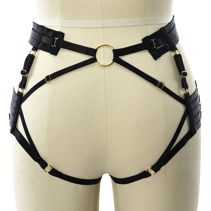 Sexy Open Crotch Waist Harness Underwear