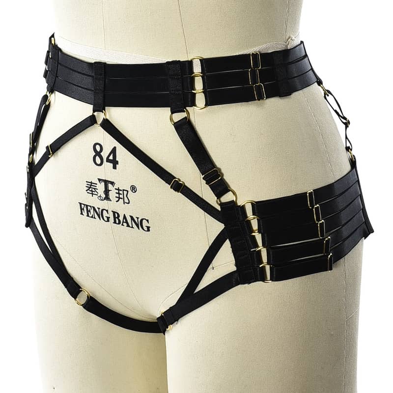 Sexy Open Crotch Waist Harness Underwear