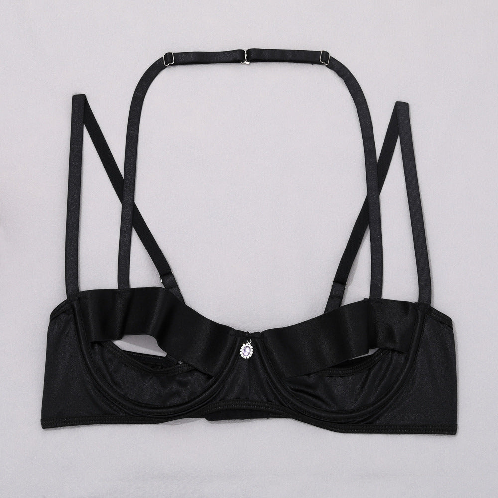Elegant Black Bra and Panties Set