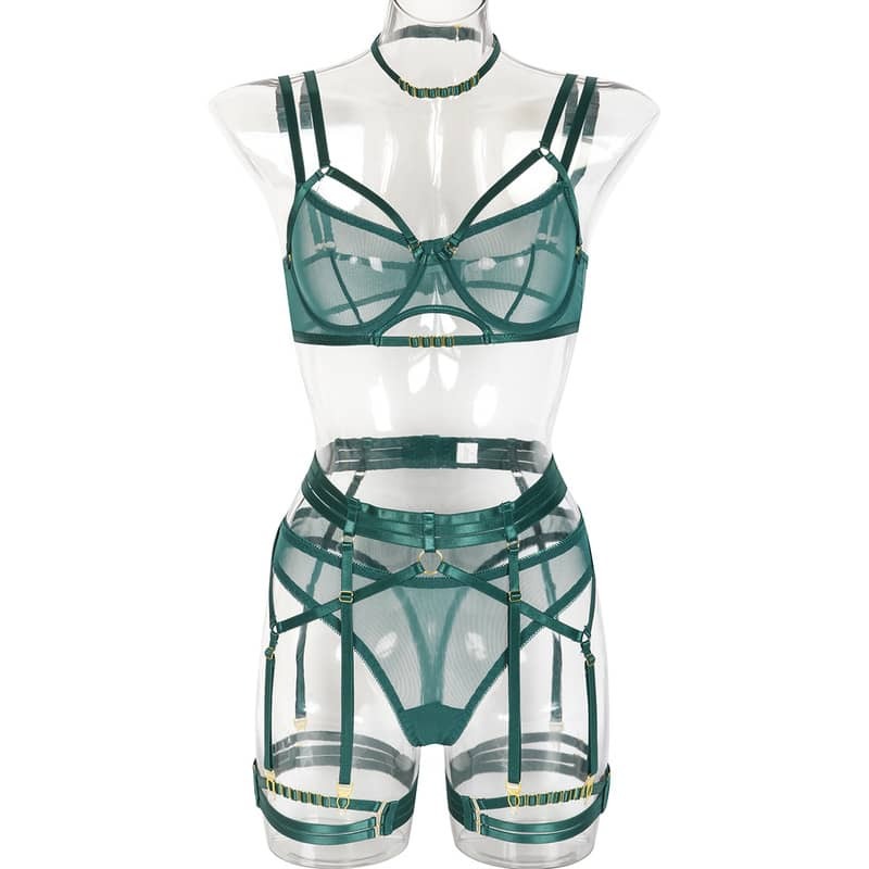 Double Shoulder Strap Bra Panty Sets