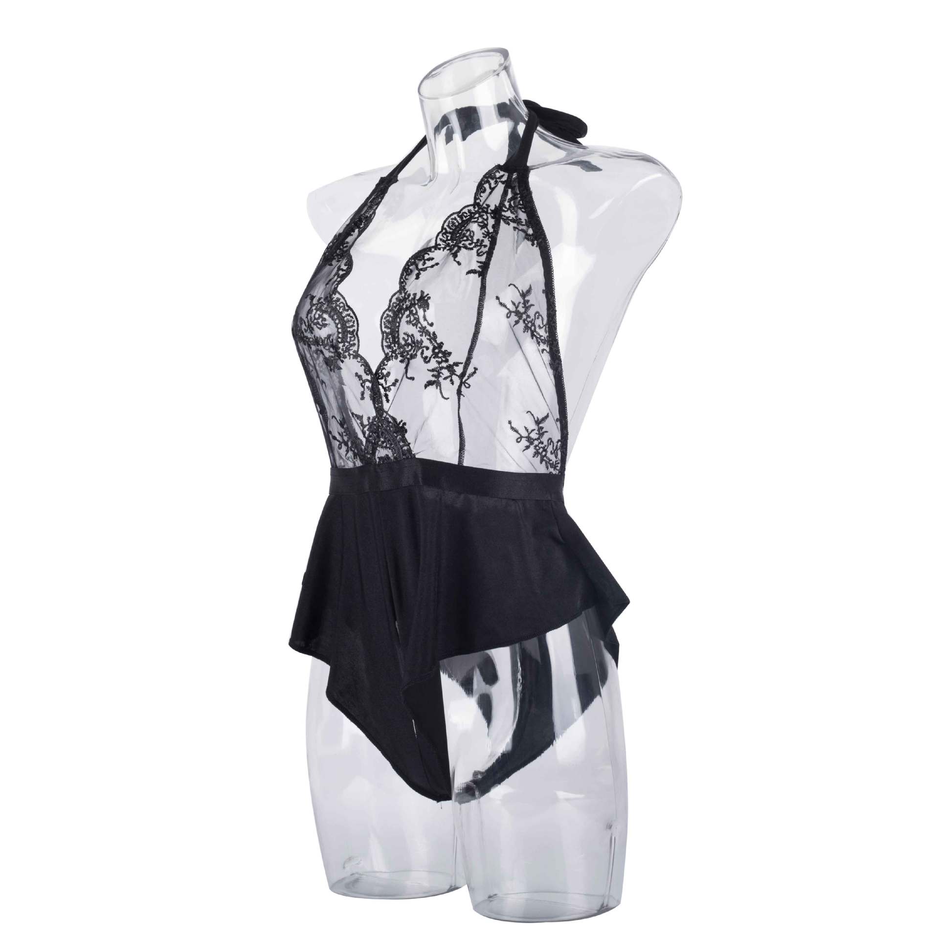 Enchante Halter Neck Lace Teddy