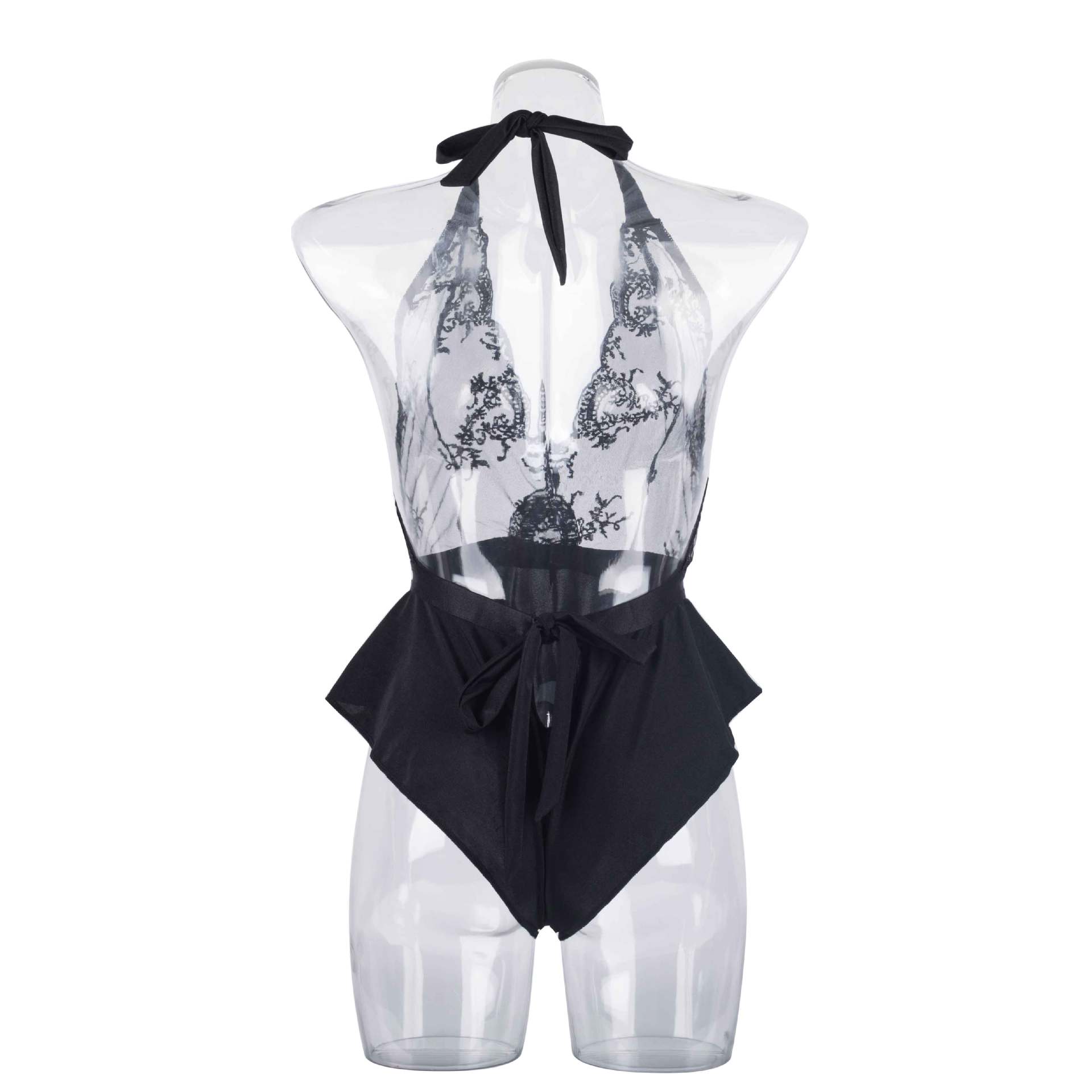 Enchante Halter Neck Lace Teddy