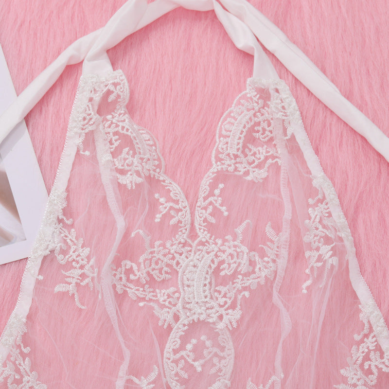 Enchante Halter Neck Lace Teddy