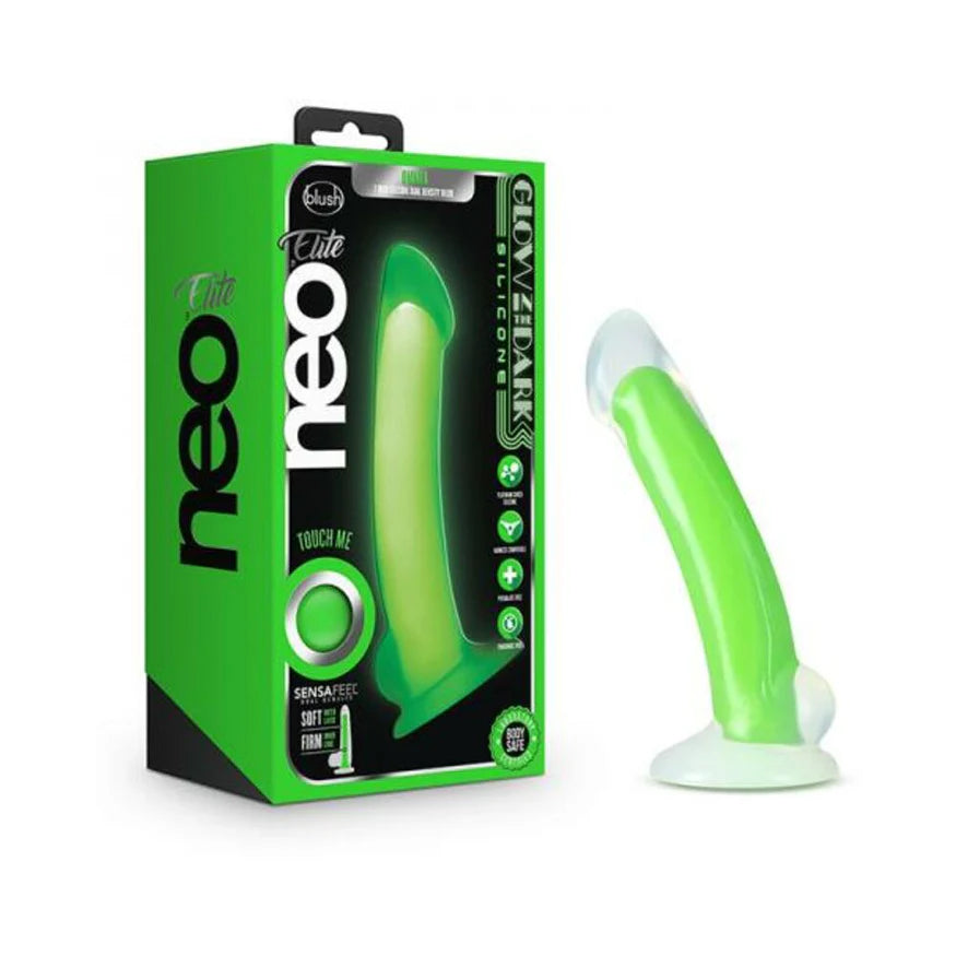 Exclusive Neo Elite Glow-in-the-dark Omnia Dildo