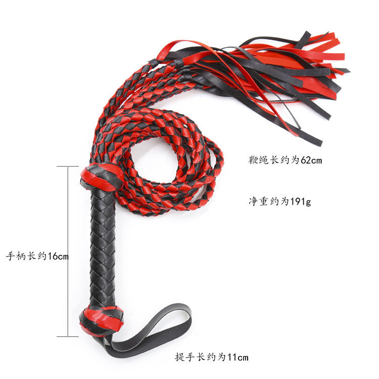 Dual-Tone Vegan Leather Flogger