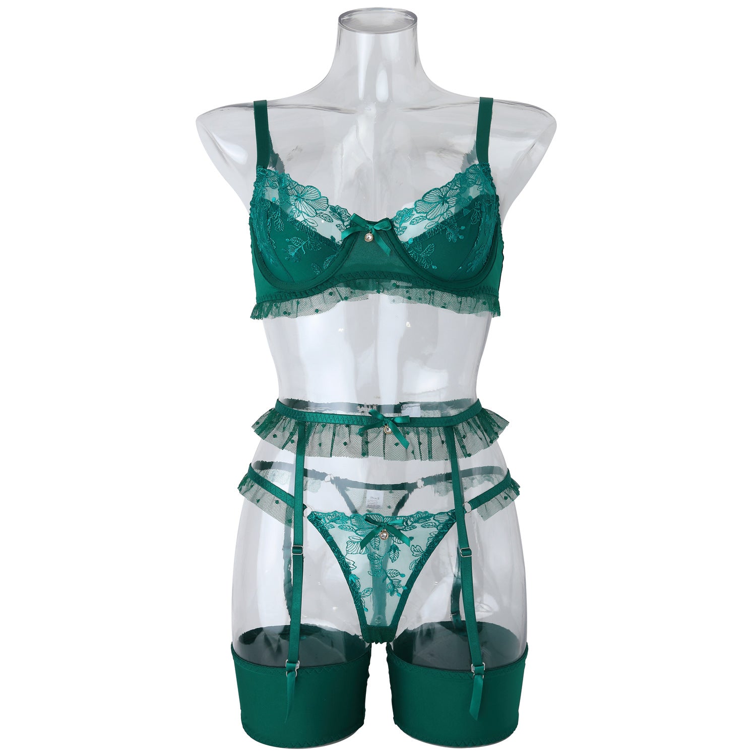 Heavy Craftsmanship Embroidered Lingerie Set - Lingerie