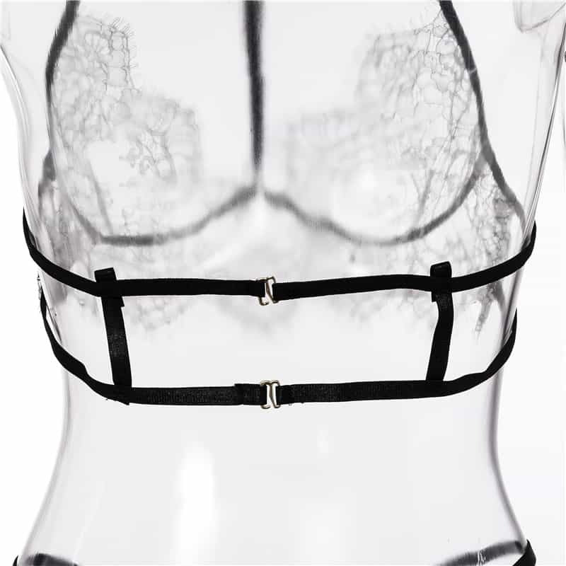 Halter Lace Bra Sexy Lingerie Set