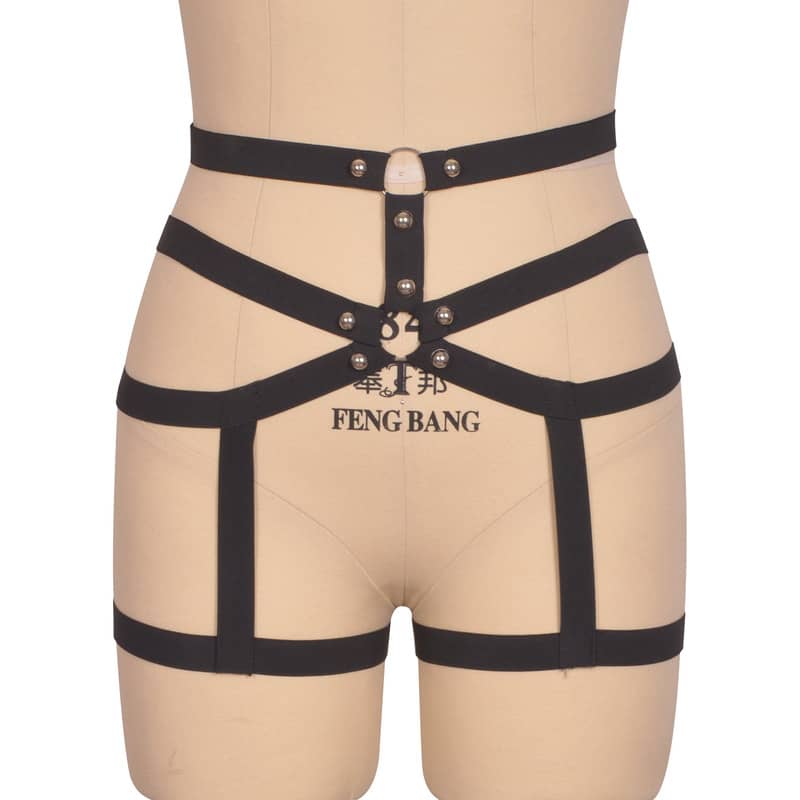 Hip Lift Elastic Garter Belt With Spikes