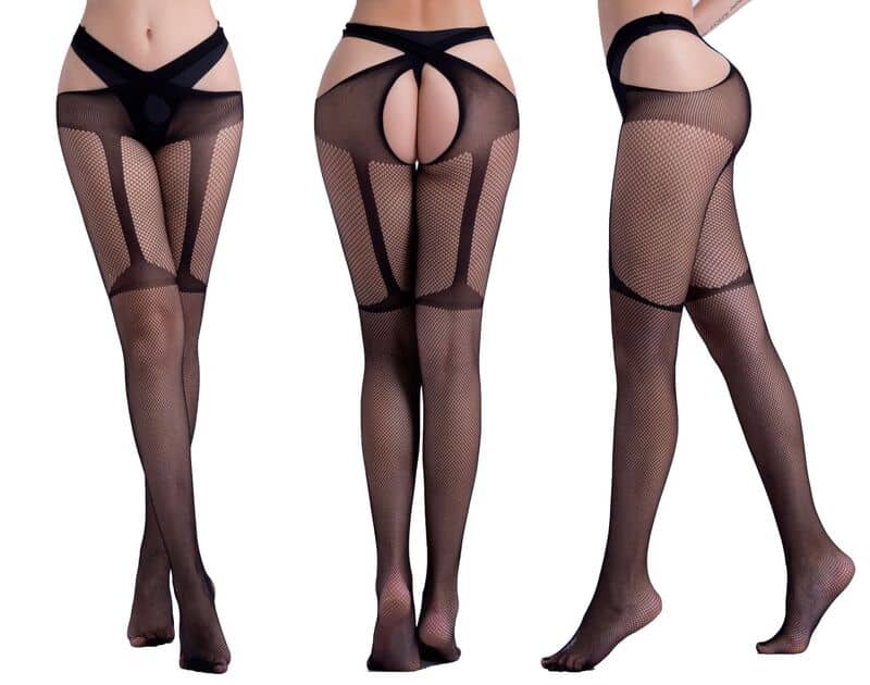 Hollow Garter Jacquard Sexy Pantyhose