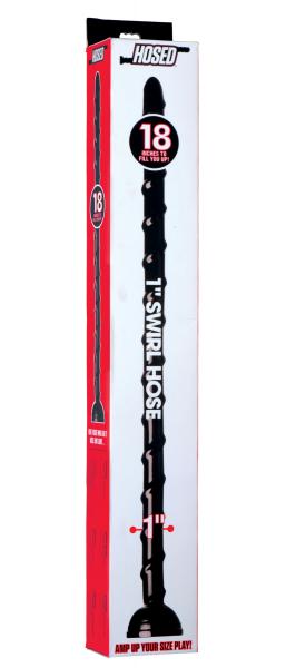 Hosed 18 Inches Swirl Thin Anal Snake