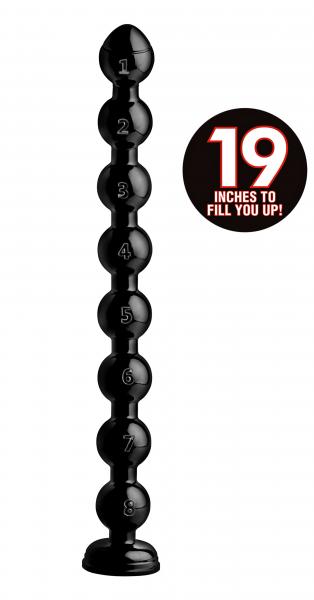 Hosed 19 Inches Beaded Thick Anal Snake