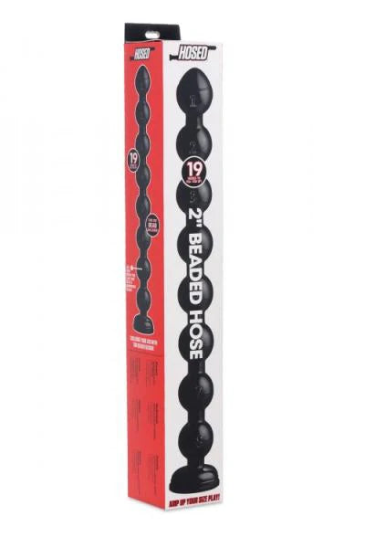 Hosed 19 Inches Beaded Thick Anal Snake