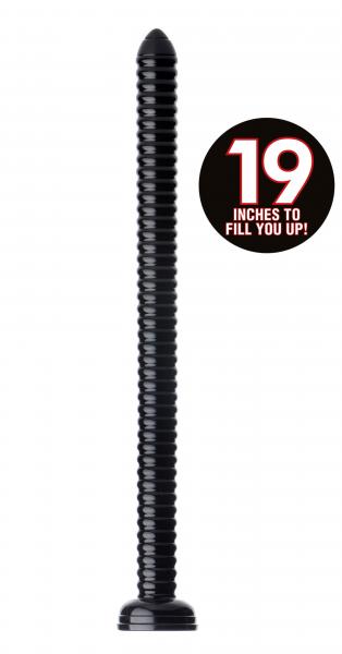 Hosed 19 Inches Ribbed Anal Snake Probe