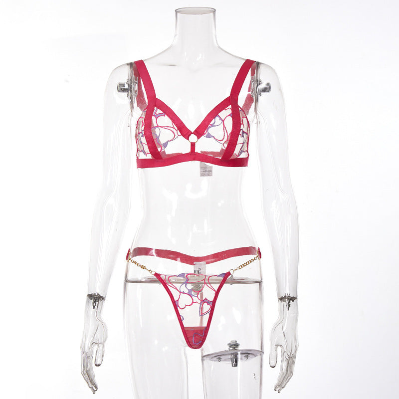 Embroidered Lace Two-Piece Set