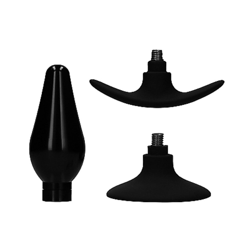 Interchangeable Butt Plug Set - Pointed Medium
