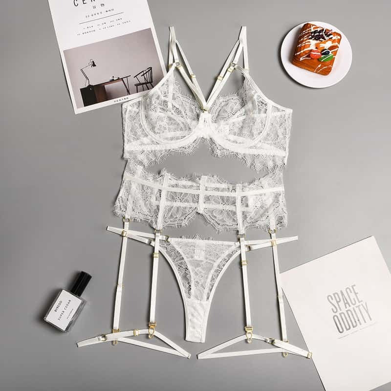 Lace Sexy Bridal Bra Set