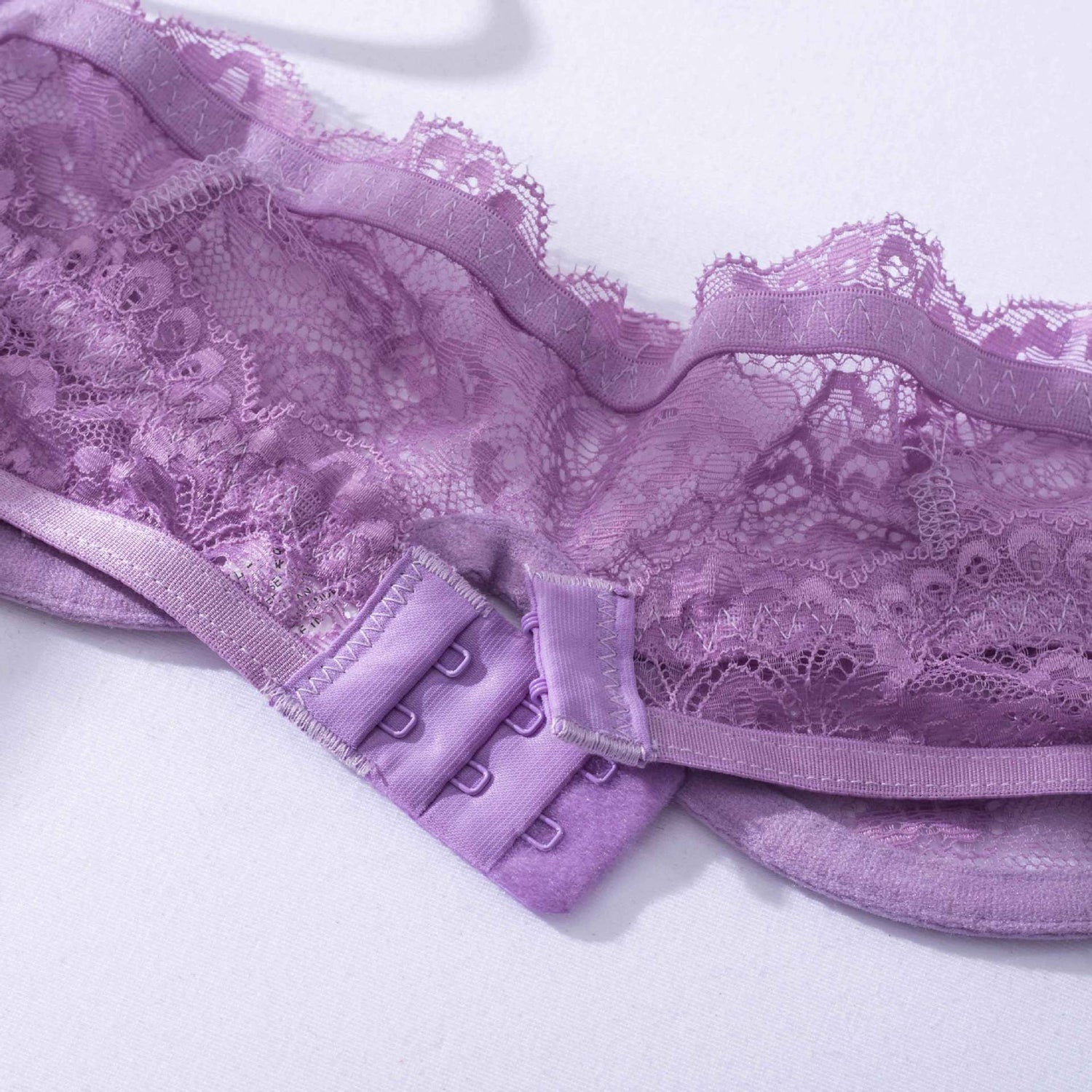 Lavender Whisper Sheer Balconette Lingerie Set