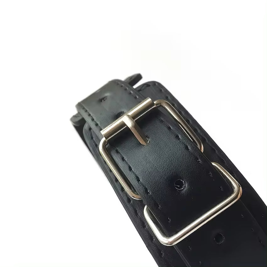 Bondage Collar with Nipple Clips
