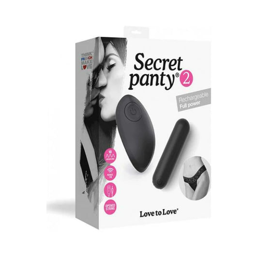 Love To Love Secret Panty 2 Onyx