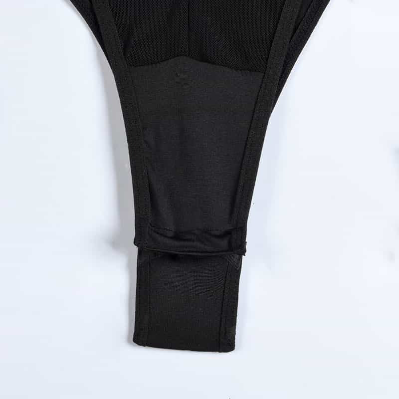 Mesh Halter Neck G-string Bodysuit