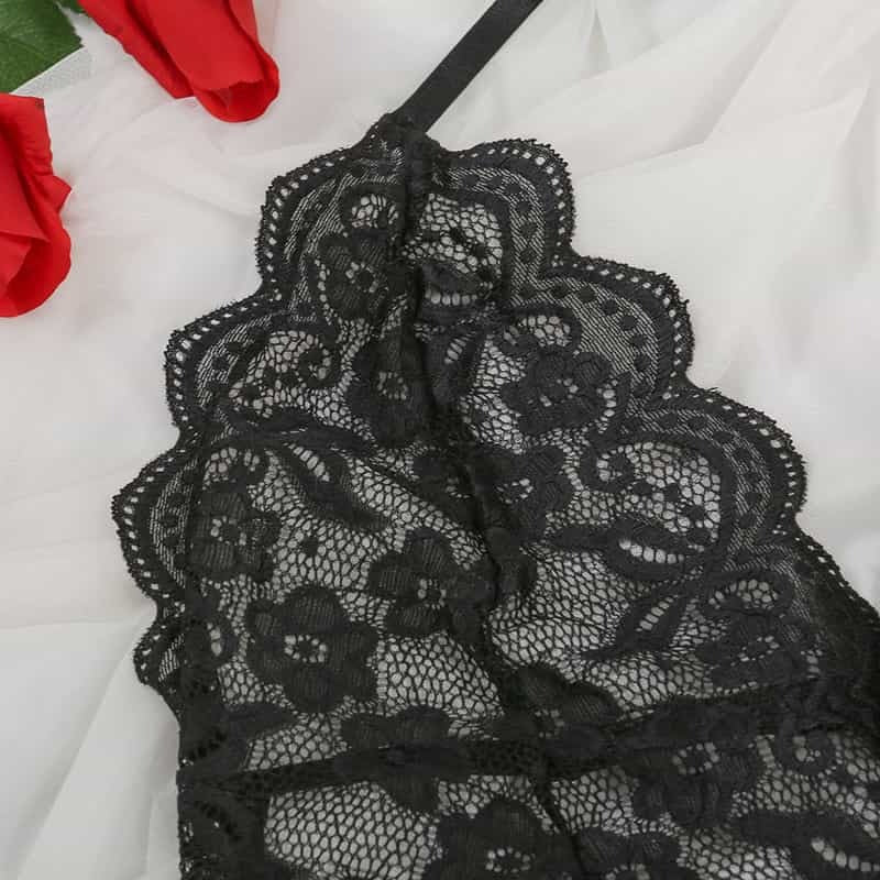 Multicolor Lace Floral Sheer Sexy Teddies