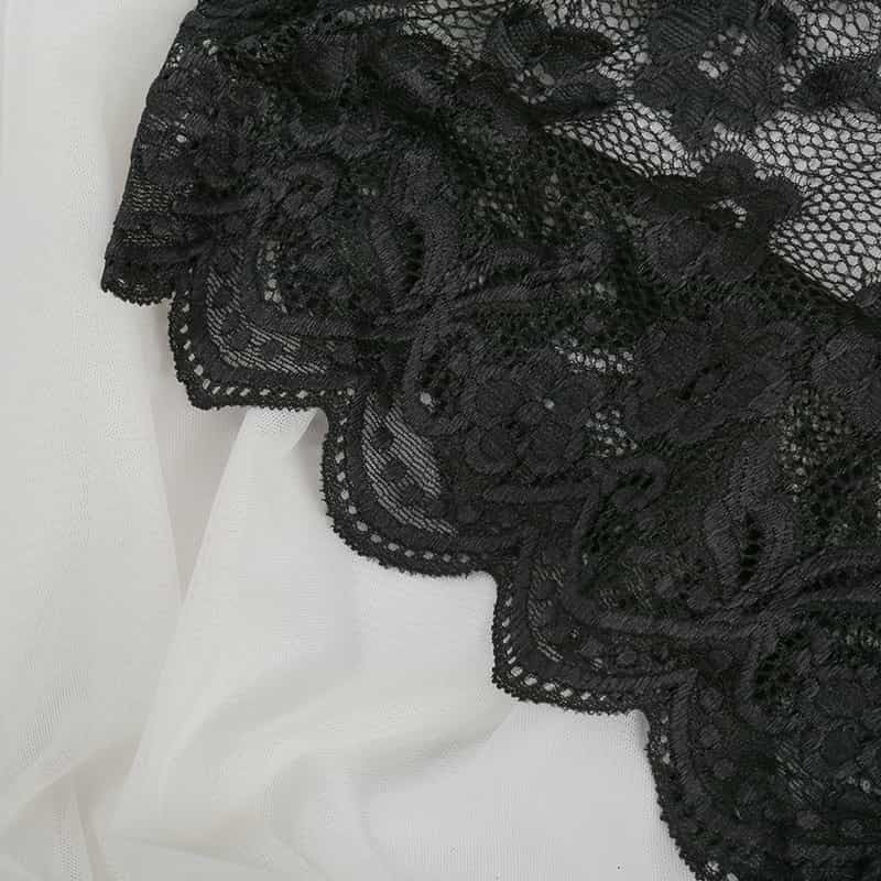 Multicolor Lace Floral Sheer Sexy Teddies