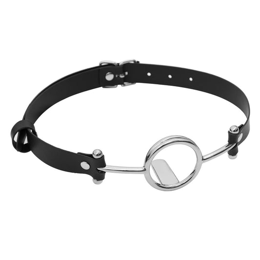 O Ring Gag with Metal Mouth Spreader - GLingerie