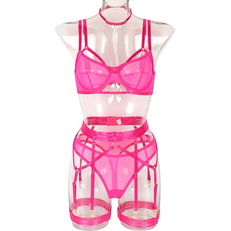 Double Shoulder Strap Bra Panty Sets