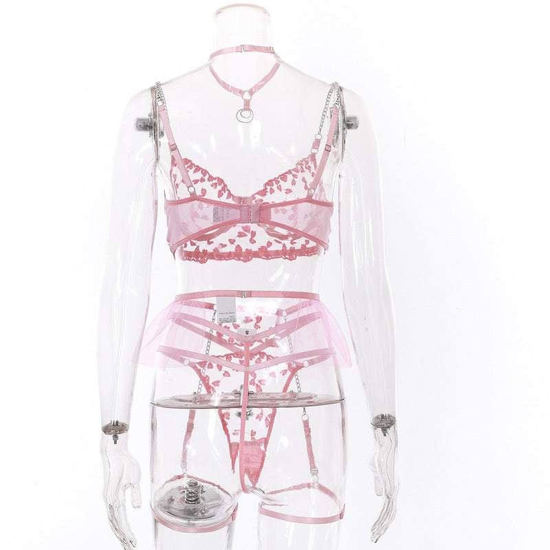 Lace Embroidery Sexy Lingerie Set