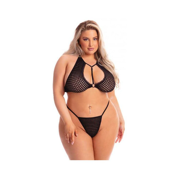 Pink Lipstick The Real Me Bralette & Thong